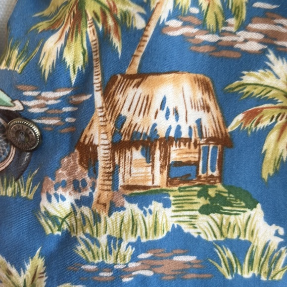 Women’s Hawaiian Harley Davidson button up shirt size M - Picture 3 of 4